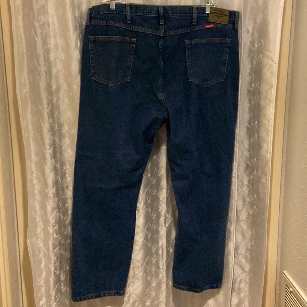 Wrangler Men’s Regular Fit Blue Jeans Size 46x30 💥